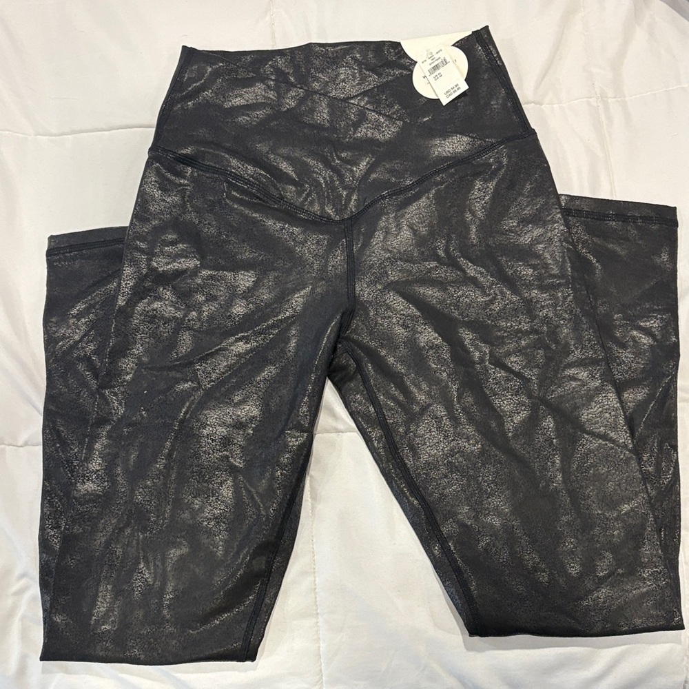 Aerie Black Shimmer Leggings